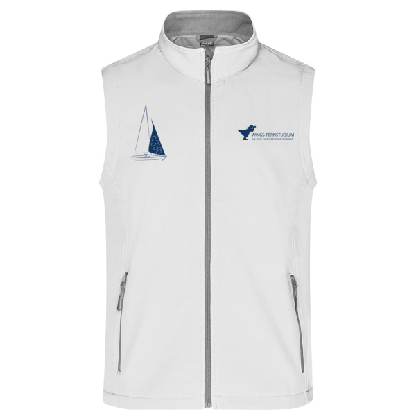 Druck Navy - Men's Promo Softshell Vest Miniaturansicht
