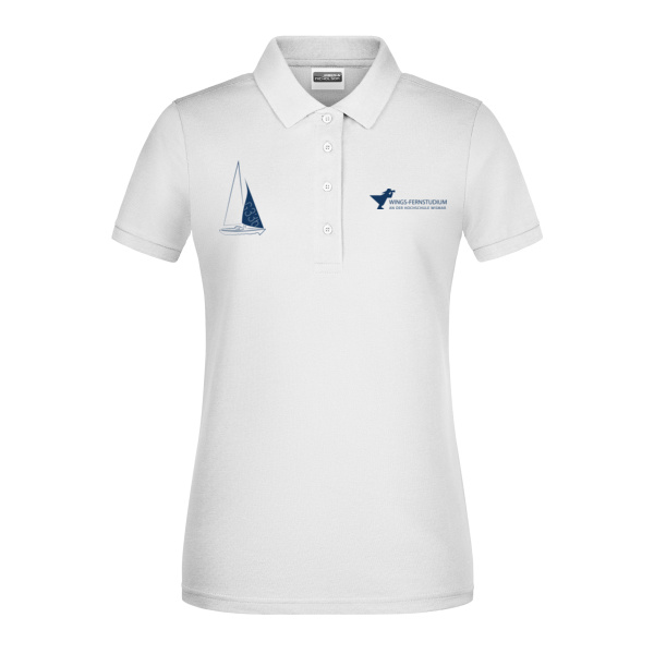 Druck Navy - Ladies' Basic Polo   OCS Standard Miniaturansicht