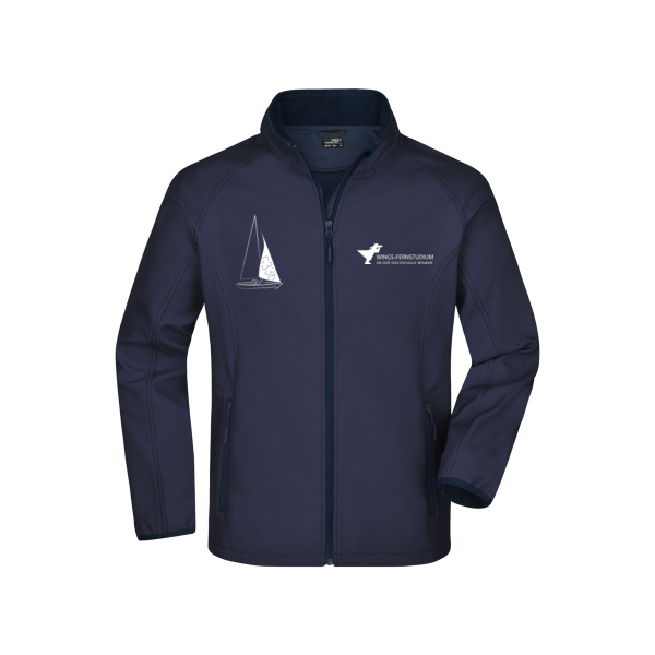 Druck Weiß - Men's Promo Softshell Jacket Miniaturansicht