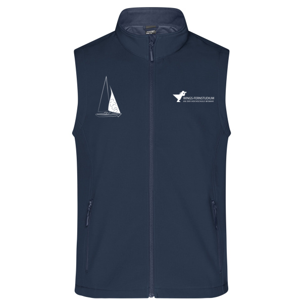 Druck Weiß - Men's Promo Softshell Vest Miniaturansicht