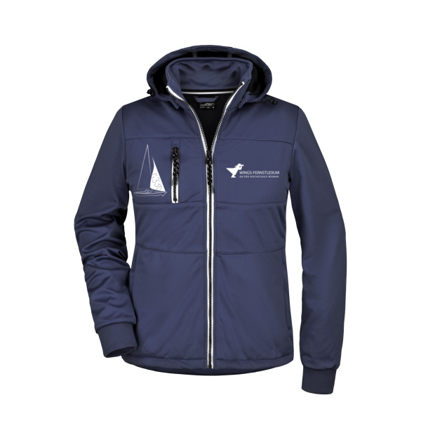 Druck Weiß - Ladies' Maritime Jacket Miniaturansicht