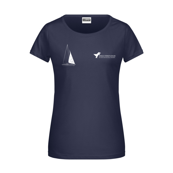 Druck Weiß - Ladies' Basic-T   OCS Standard Miniaturansicht